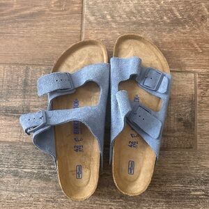 Patagonia Blue Suede Sandals